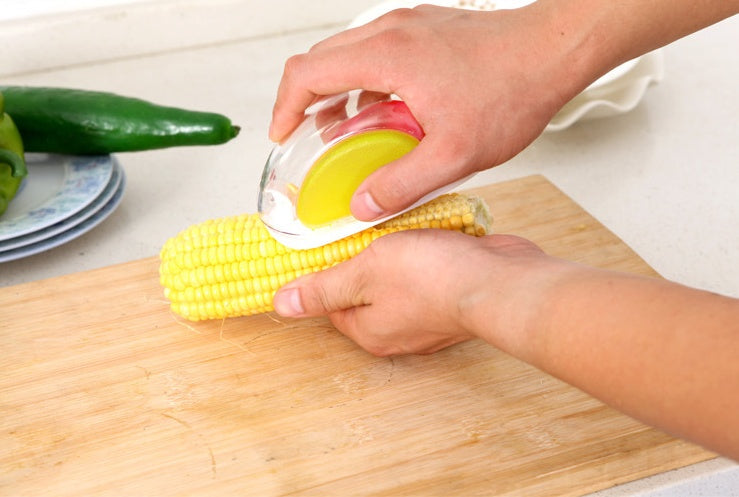 Corn Peeler & Separator – Stainless Steel Kitchen Gadget for Quick Corn Kernel Removal