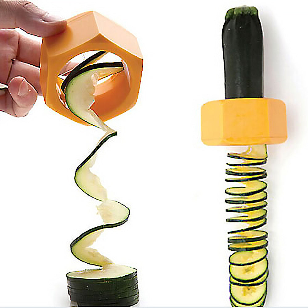 Spiral Knife Vegetable Cutter – Kitchen Gadget for Cucumbers, Zucchini & Spiral Slicing