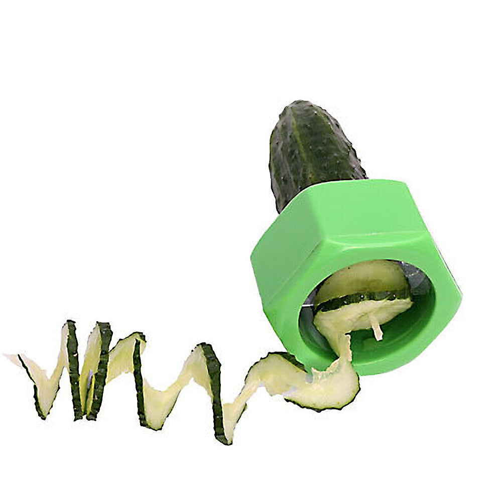 Spiral Knife Vegetable Cutter – Kitchen Gadget for Cucumbers, Zucchini & Spiral Slicing