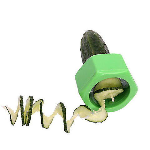 Spiral Knife Vegetable Cutter – Kitchen Gadget for Cucumbers, Zucchini & Spiral Slicing
