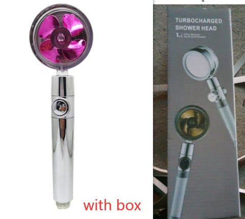 360° Rotating High-Pressure Shower Head – Water-Saving Rain Nozzle with Fan Spray