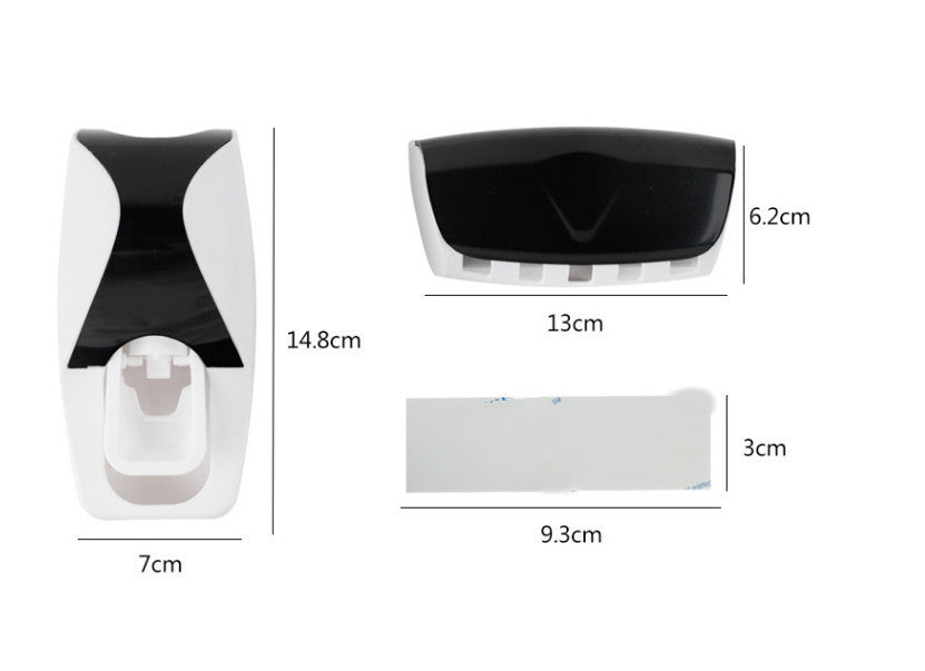 Bathroom Accessories Set – 6-Piece Modern Countertop Organizer with Soap Dispenser & Holder