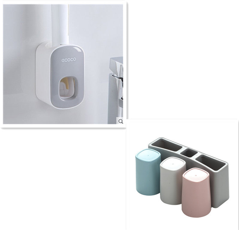 automatic toothpaste dispenser and holder