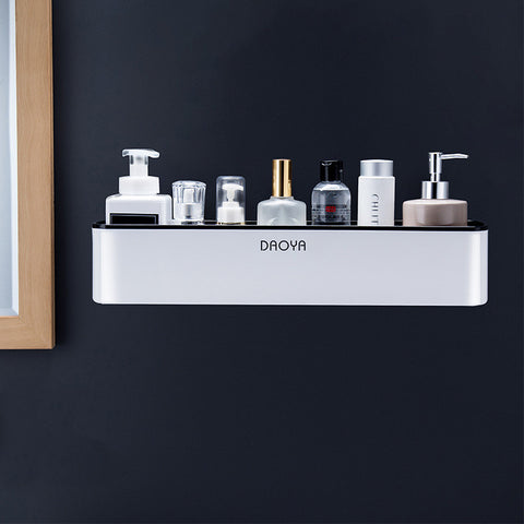 Wall Mounted Bathroom Shelf – Space Saving Storage Rack with Towel Holder & Organizer