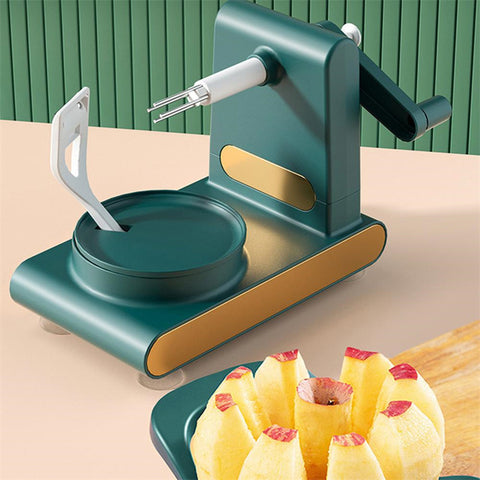Hand-Cranked Multifunctional Peeler & Slicer Machine – Fruit Corer & Kitchen Gadget Tool
