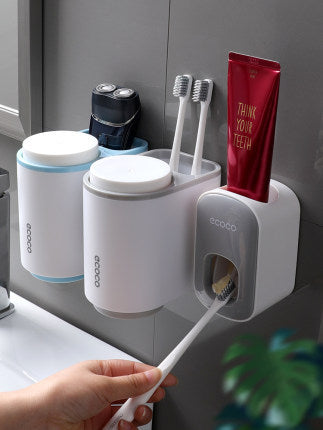 automatic toothpaste dispenser and holder