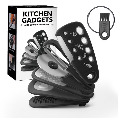 6-Piece Stackable Kitchen Gadgets Set – Space-Saving Cooking & Food Prep Tools