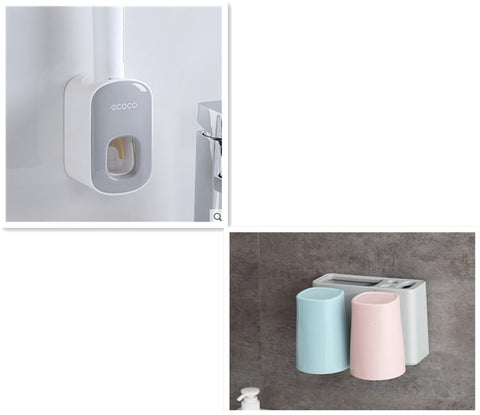 automatic toothpaste dispenser and holder