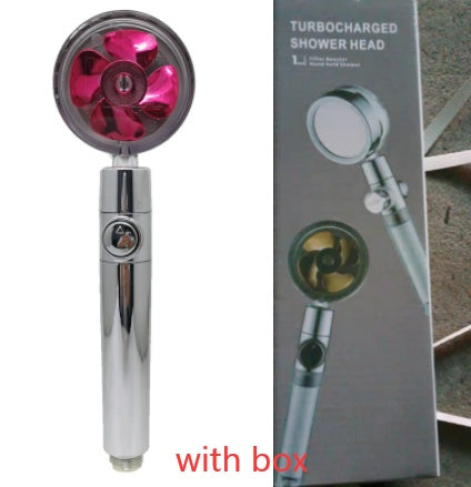 360° Rotating High-Pressure Shower Head – Water-Saving Rain Nozzle with Fan Spray