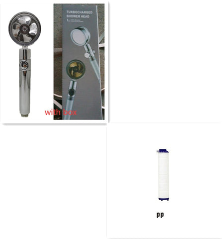 360° Rotating High-Pressure Shower Head – Water-Saving Rain Nozzle with Fan Spray