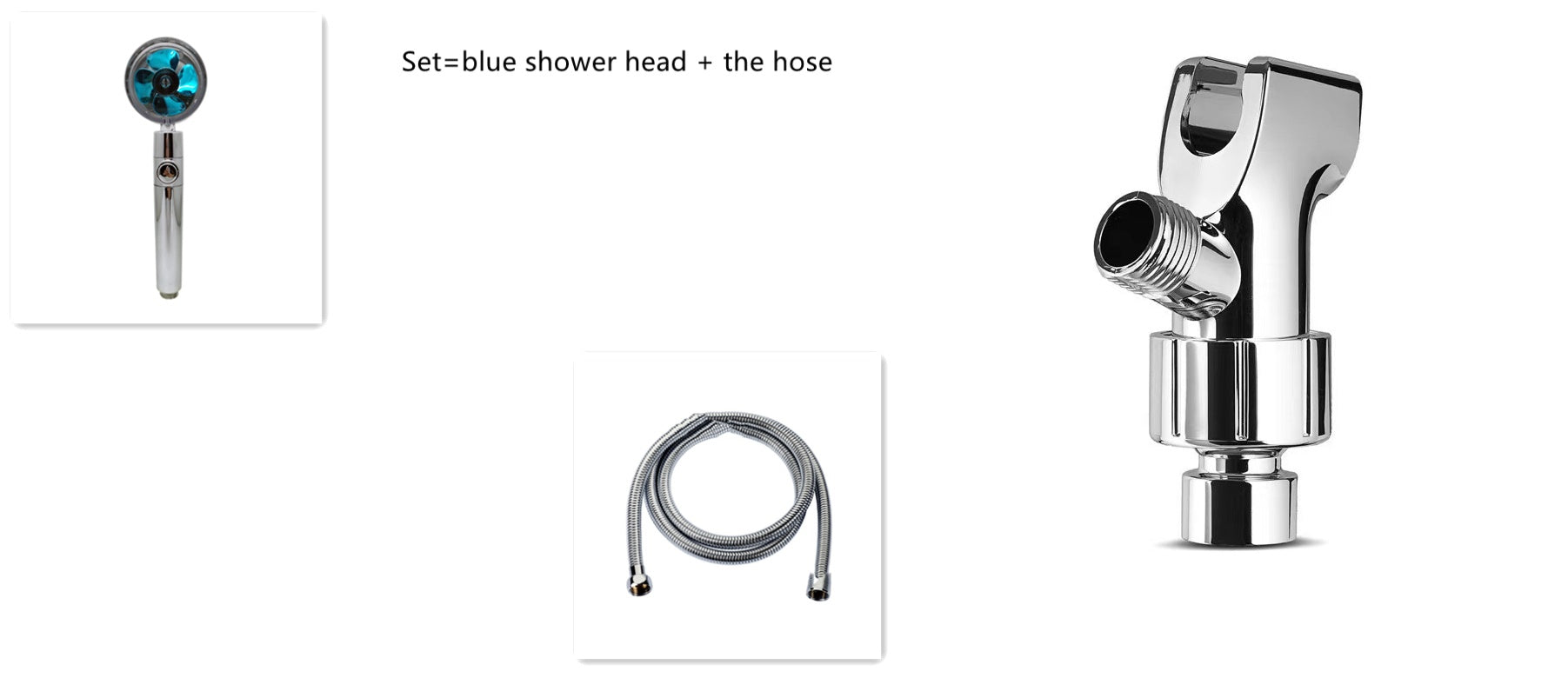 360° Rotating High-Pressure Shower Head – Water-Saving Rain Nozzle with Fan Spray