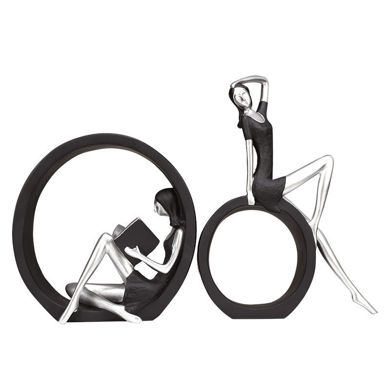 Modern Art Girl Canvas Painting – Stylish Home Décor Wall Art for Living Room & Bedroom