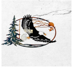 Mallard Alloy Wall Art – Modern Home Décor Metal Wall Sculpture