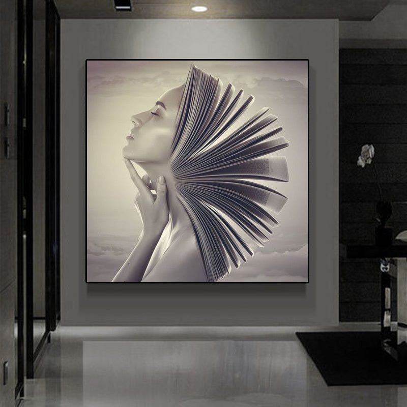 Art Beauty Canvas Painting – Modern Wall Art Home Décor for Living Room & Bedroom