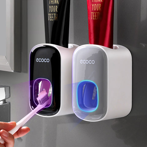 automatic toothpaste dispenser and holder