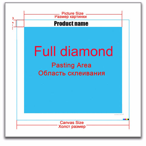 DIY Diamond Painting Kit – Unfinished Rhinestone Home Décor Artwork
