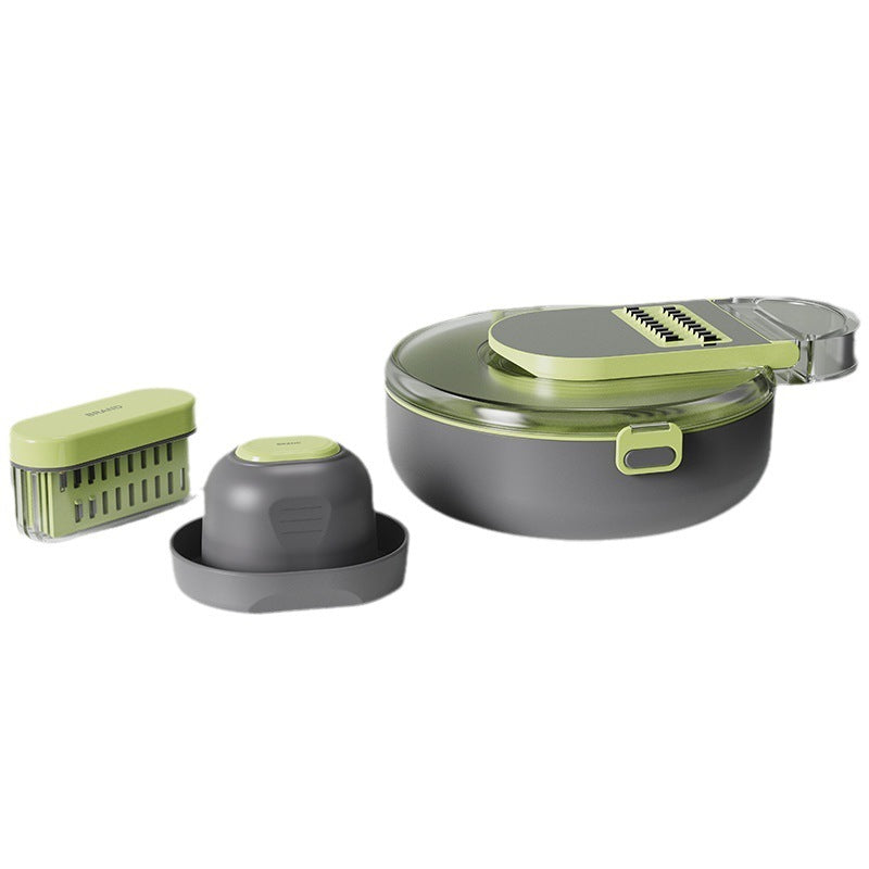 Multifunctional Vegetable Cutter & Shredder – 8-in-1 Kitchen Gadget with Slicer & Grater