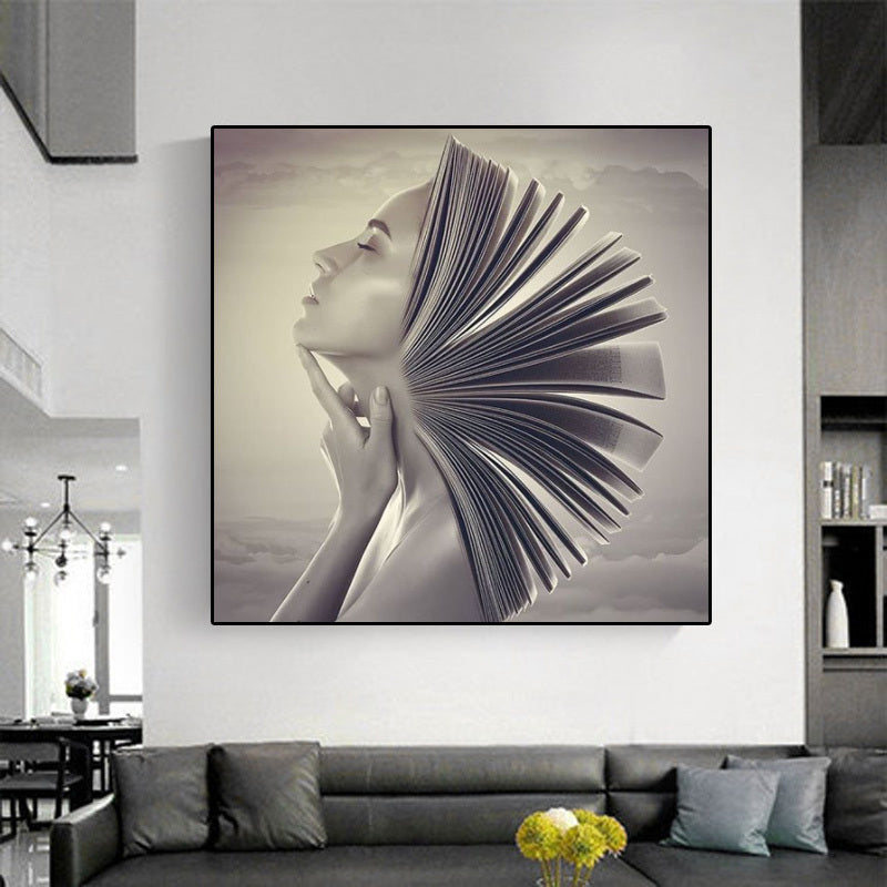 Art Beauty Canvas Painting – Modern Wall Art Home Décor for Living Room & Bedroom