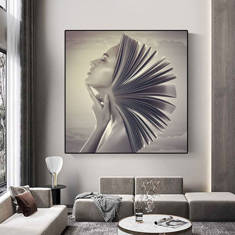 Art Beauty Canvas Painting – Modern Wall Art Home Décor for Living Room & Bedroom