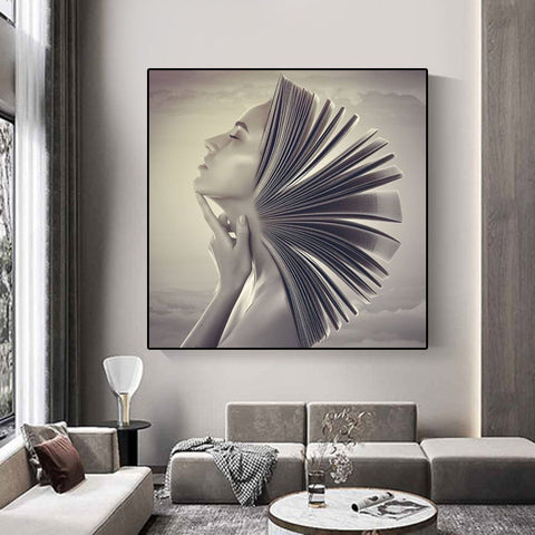Art Beauty Canvas Painting – Modern Wall Art Home Décor for Living Room & Bedroom