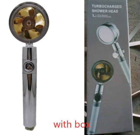 360° Rotating High-Pressure Shower Head – Water-Saving Rain Nozzle with Fan Spray