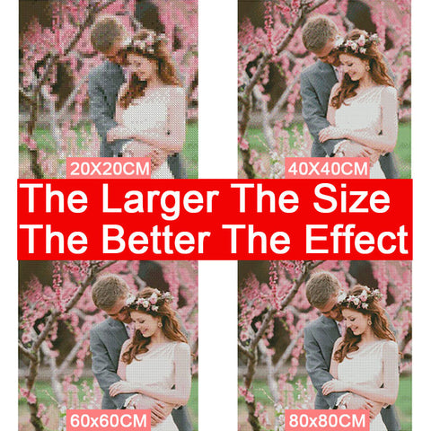 DIY Diamond Painting Kit – Unfinished Rhinestone Home Décor Artwork