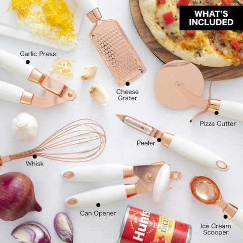 Stainless Steel Kitchen Gadgets Set – 7-Piece Cooking Utensil & Tool Collection