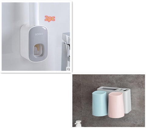 automatic toothpaste dispenser and holder
