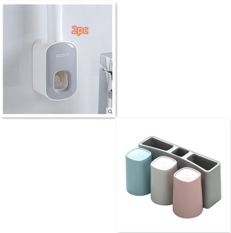 automatic toothpaste dispenser and holder