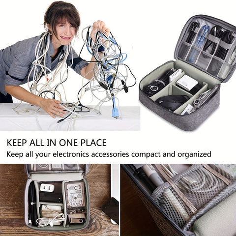 Electronics Organizer Travel Bag 