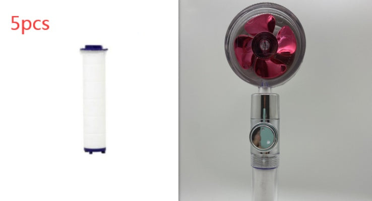 360° Rotating High-Pressure Shower Head – Water-Saving Rain Nozzle with Fan Spray